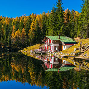 Surrounded by nature